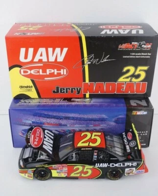 2002 Action Jerry Nadeau #25 UAW Delphi Chevy 1/24 Diecast Model Nascar  203 - Image 1 of 4