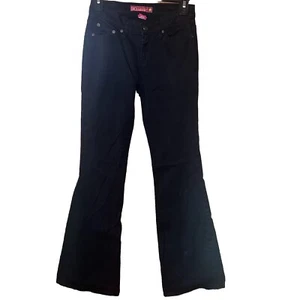 So Stretch Vintage 90s Y2K Black Flare  Jeans Size 1 Average Stretch - Picture 1 of 6