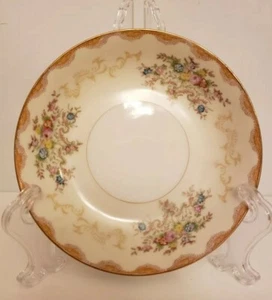Meito China Japan Blue Pink Floral Saucer Gold Trim Does not include tea cup - Picture 1 of 4