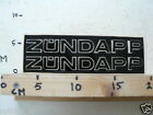 STICKER,DECAL VINTAGE ZUNDAPP LARGE TEXT LETTERS NOT 100 % OK
