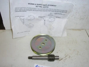 AYP Husqvarna 154753 Pulley and Worm Kit Craftsman Poulan - Picture 1 of 2