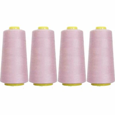 4 BIG CONES VIOLET SEWING THREAD 2750 YD TEX 27 40S/2-THREADART - Image 1 of 4