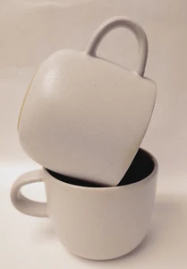 Pair of West Elm Aaron Probyn Beige 10oz Mugs - Picture 1 of 5