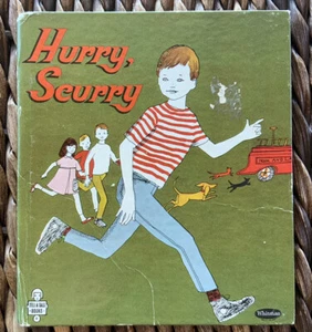 Vintage 1963 Whitman Publishing Hurry, Scurry Hardcover Book Tell A Tale Books - Picture 1 of 7