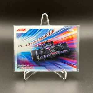 2024 Topps Chrome Formula 1 PIERRE GASLY #RECH-10 F1 Re-Charged - Picture 1 of 4