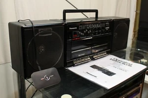 RADIO CASETE GRABADORA ECUALIZADOR PANASONIC RX-CW42L XBS GHETTOBLASTER BLUETOOTH - Imagen 1 de 19