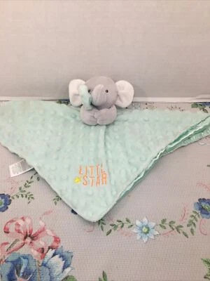 Manta de seguridad verde Sonajero Child of Mine Carters elefante pequeña estrella en muy buen estado Foto 1 de 4