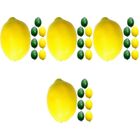  32 Pcs Foam Lemon Fruit Decoration for Home Artificial Model