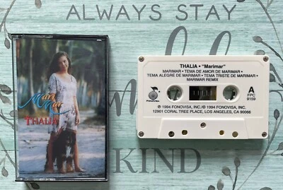 THALIA Marimar Telenovela Soundtrack Cassette 1994 Fonovisa USA Version TESTED - Image 1 of 4