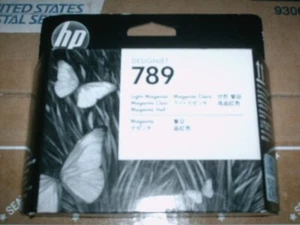 2018 GENUINE HP #789 Lt Magenta Magenta LATEX PRINTHEAD DESIGNJET L25500 CH614A - Afbeelding 1 van 1