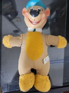 Yogi Bear Vtg Knickerbocker Toy Co Huckleberry Hound Plush 1961 Stuffed Toy 14"