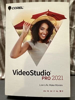NEW SEALED COREL VIDEOSTUDIO PRO 2021 VIDEO STUDIO EDITING SOFTWARE WINDOWS - Image 1 of 4