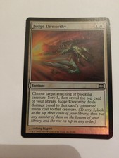 Judge Unworthy FOIL Future Sight NM White Common MAGIC GATHERING