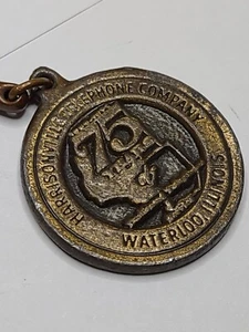 Vintage Harrisonville Telephone Company Keychain - Picture 1 of 7