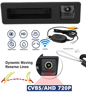 Wireless Reverse Camera For BMW 3 Series F30 F31 Boot Handle Trunk Rear Fit - Picture 1 of 8