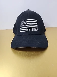 Men's Veteran Eagle Six Gear Yupoong Flex Fit XL/XXL Hat - Picture 1 of 8