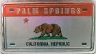 Palm Spring California Foil Panoramic Dual Sided Fridge Magnet