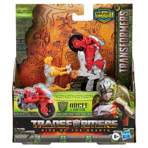 HASBRO TRANSFORMERS 7 RISE OF THE BEASTS WEAPONIZER ARCEE & CHEETOR FIGURE Cover