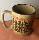 Vintage Nestles "Rich N Creamy" Speckled Stoneware Hot Cocoa Mug (Japan)