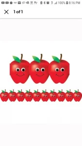 HAPPY APPLES BORDER - Picture 1 of 1
