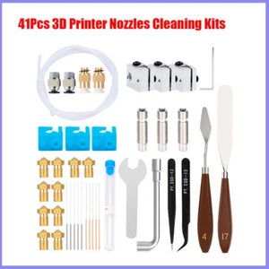 41Pcs 3D Printer Nozzle Cleaning Kits for Ender 3 V2 CR10 Ender 5 Pro MK8 Heater - Zdjęcie 1 z 13