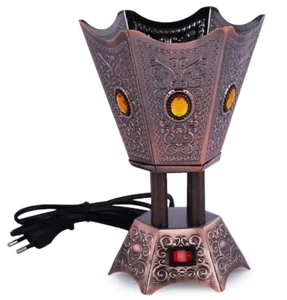 Arabic Bakhoor Electric Incense Burner Censer Metal Decor Home Warmer مبخرة - Picture 1 of 1
