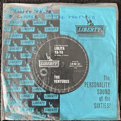 The Ventures – Lolita Ya-Ya 7'' Vinyl AUSTRALIA 1962 CLEANED/TESTED EX VIDEO - Image 1 of 4