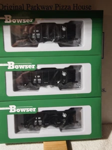 BOWSER JERSEY CENTRAL LINES 55t FISH-BELLY OPEN HOPPERS 3-CAR  NUMBERS - Picture 1 of 2