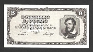 Hungary 1946 B.-Pengo 1.000.000.000.000.000.000 Specimen UNC - Picture 1 of 8