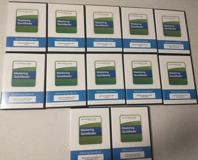 Intuit QuickBooks Training Mastering Quickbooks Basic & Advanced - Full DVD set - Image 1 of 4