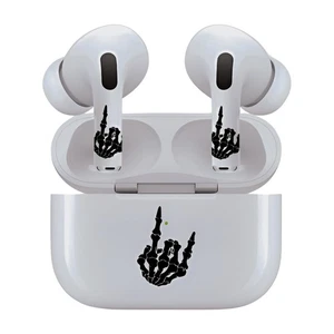 AirSkins for AirPods 3, Rock On Skeleton Hand Design Decals, Scratch-Resistant - Picture 1 of 7