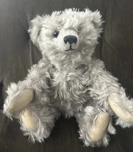 Steiff Ultimate Growler Bär Danbury neuwertig #669712 echt Mohair grau 13" ohne Etikett - Bild 1 von 7