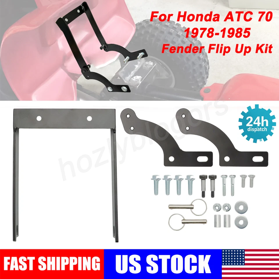 Kit de guardabarros trasero abatible para Honda ATC 70 1978 1979 1980 1981 1982 1983 1984 1985 Foto 1 de 4