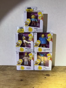 Jakks Pacific The Simpsons 2.5 Figure Wave 3 (COMPLETE SET OF 5) RARE - Picture 1 of 6