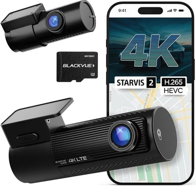 NUEVO BlackVue DR970X-2CH LTE Plus II 64 GB 4K Cloud Dash Cam | LTE incorporado, Wi-Fi Foto 1 de 4