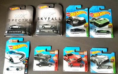 x8 2016, 2019, Hot Wheels Aston Martin Retro Entertainment, Exotics, - ¡Lote de 8! Foto 1 de 4