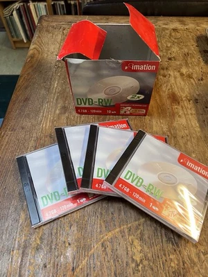 4x Blank DVD-RW And Box - Image 1 of 3