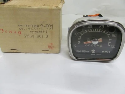 Suzuki T10 S32-2 новый из старых запасов спидометр в сборе 1963-1966 00058-21740 - Изображение 1 из 3