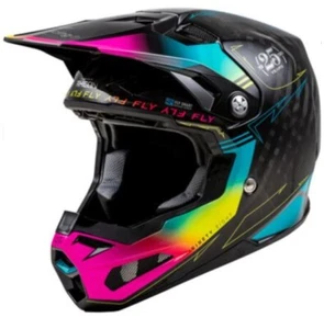 Fly Racing Formula S Carbon Legacy Motocross ATV BMX Helmet Adult Small - Picture 1 of 9