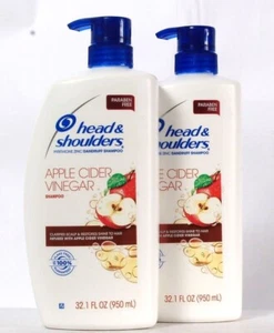 2 Ct Head & Shoulders 32.1 Oz Apple Cider Vinegar Dandruff Shampoo Exp 6/23 - Picture 1 of 1