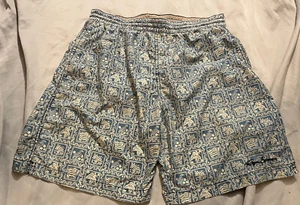 Men's Reyn Spooner Swim Shorts Trunks Pockets L Vintage Duck Flag - Picture 1 of 4
