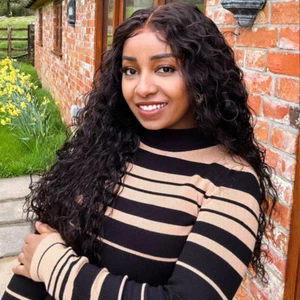 Extensiones de cabello humano con onda de agua india UNICE 3 paquetes de tramas de tejido de cabello virgen - Imagen 1 de 12
