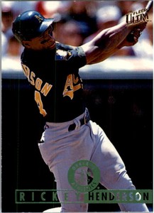 1995 Fleer Ultra Baseball #318 Rickey Henderson