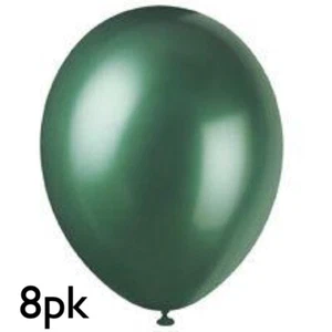 8pz Palloncini Perlati Verde Esercito Scuro 12" Decorazione Festa Ragazzi Qualità Elio - Foto 1 di 1