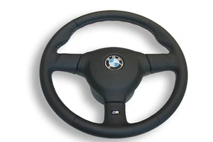 LENKRAD BMW E34, E36 M-Tech 2 PERFO/GLATT NEU BEZIEHEN LEDERLENKRAD SPORTLENKRAD - Bild 1 von 12