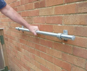 Disabled Access Outdoor Steel Handrail Grabrail Safety Rail Kit Mobility Aid R2 - Picture 1 of 5