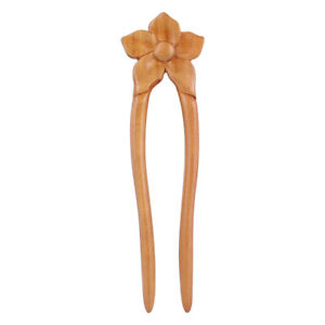 Chignon Pin Kwiat Włosy Pałeczki Drewniane akcesoria do włosów Pałeczki do włosów Szal