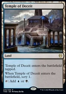 MRM ENGLISH 4x Temple de la tromperie - Temple of Deceit MTG magic THB - Picture 1 of 1