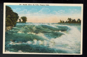 PC-2417*Vintage RPPC *Rapids above the Falls* Niagara Falls, New York-Unposted - Picture 1 of 2