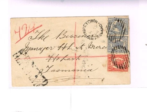 1904 Registered Hopetoun (renamed Kilcoy) Numeral 509 Cover